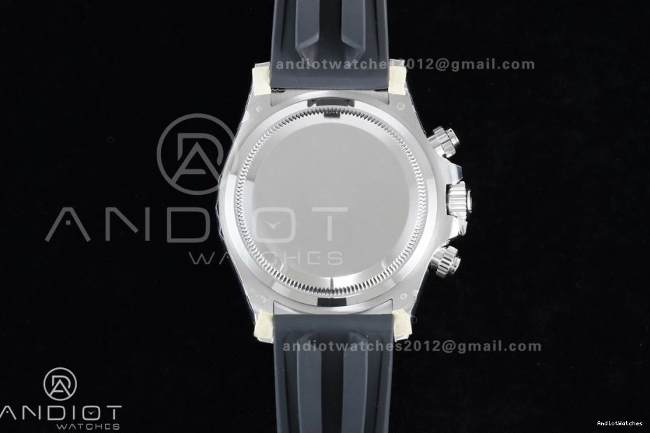 Best 813 Oysterflex V2 Stick 1:1 Daytona Strap Edition 126519 Dial on (Weighted) VSF Silver VS4131 Black Stretchable 0227